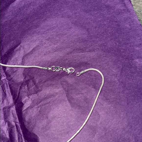 Sterling Silver Necklace - 925 - 8.9g - Picture 4 of 6